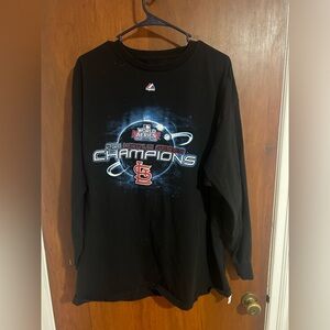 Black STL cardinals long sleeve